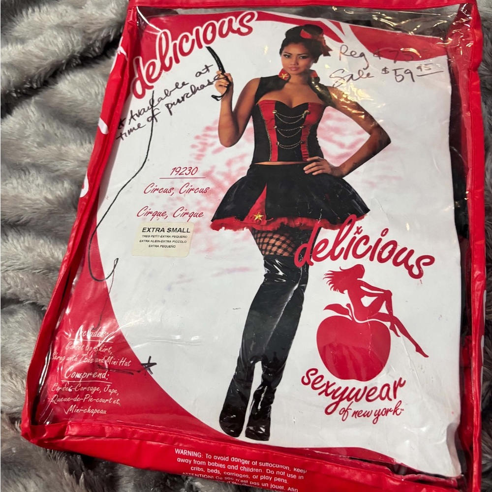 Delicious Black and Red Mini Circle Skirt